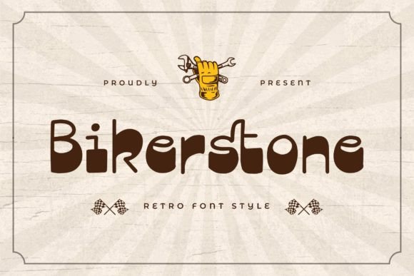 Bikerstone Font for Bold Web Design