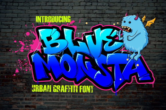 Blue Monsta Font Review
