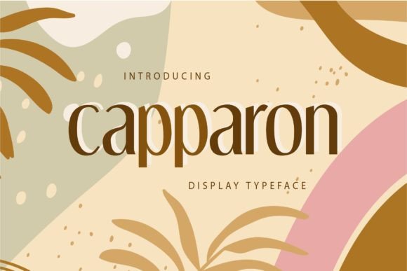 Capparon: A Playful Font for Business Branding