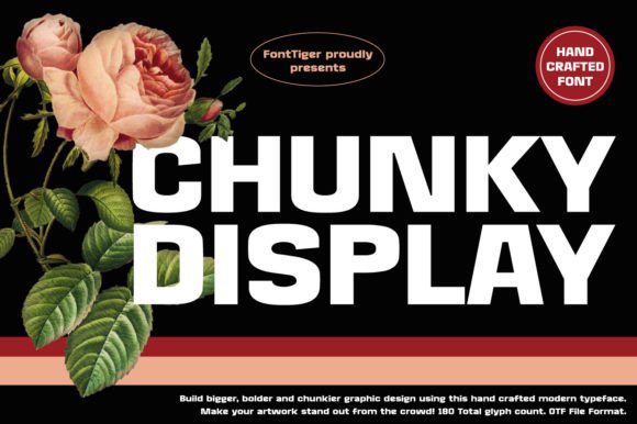 Chunky Display Font