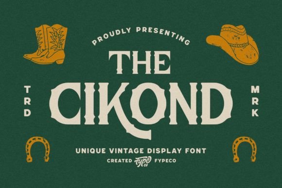 Cikond Font for Web Design