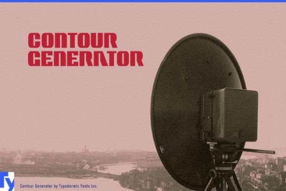 Contour Generator Font Review