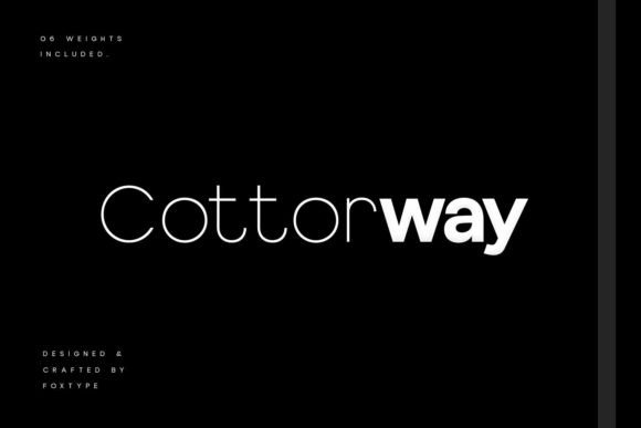Cotterway: A Premium Display Font