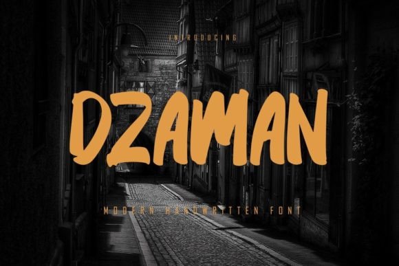Dzaman Font for Web Design