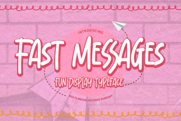 Fast Messages Font for Business