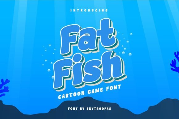 Fat Fish - Ocean Gaming Font