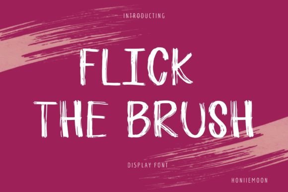 Flick the Brush Font