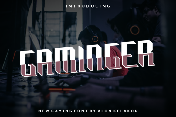 Gaminger: A Bold Display Font for Web Design