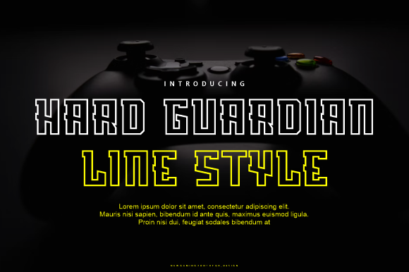 Hard Guardian Line Font Review