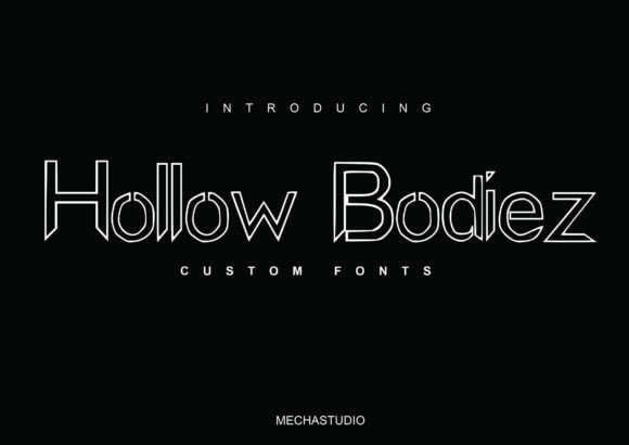 Hollow Bodiez: A Modern Font for Creative Projects