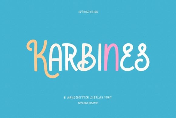 Karbines Font for Creative Web Design