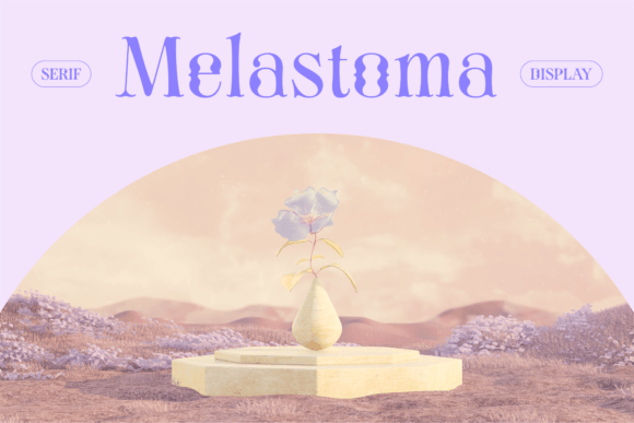 Melastoma: A Premium Display Font for Branding