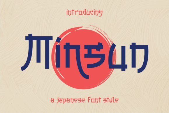 Minsun: A Japanese-Style Display Font