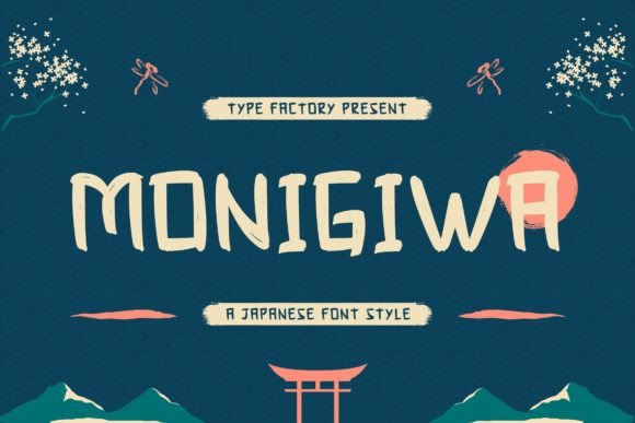 Monigiwa Font for Creative Projects