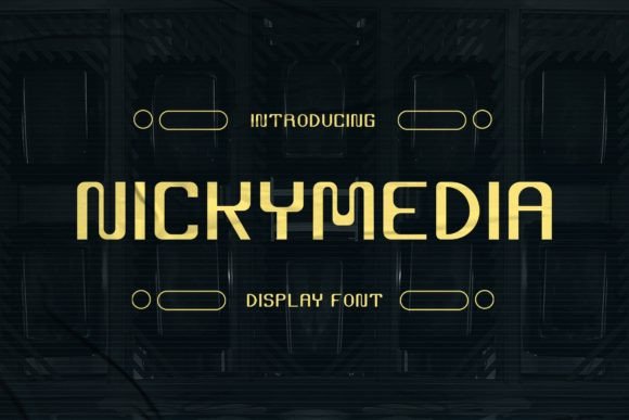 Nickymedia Font for Creative Makers