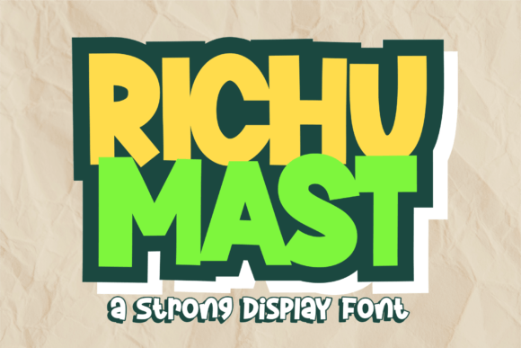 Richu Mast Font for Creative Web Projects