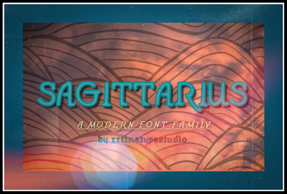 Sagittarius Font for Bold Web Design