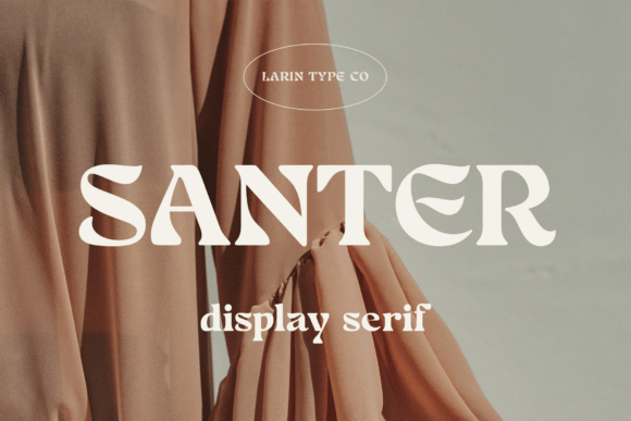 Santer: A Display Font for Bold Branding