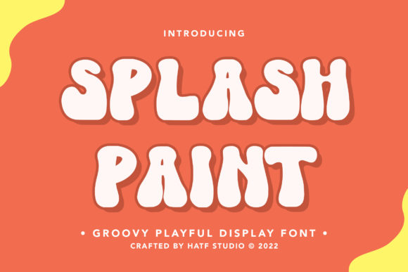 Splash Paint: A Playful Display Font
