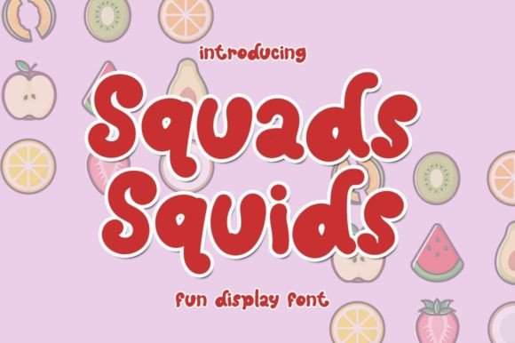 Squads Squids Font for Business