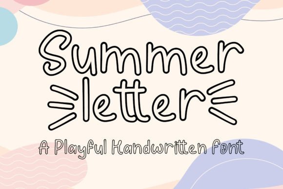 Summer Letter Font