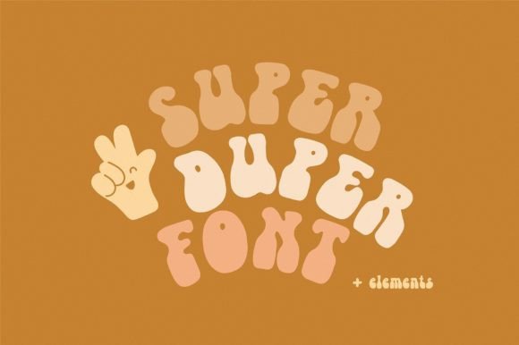 Super Duper Font for Creative Projects