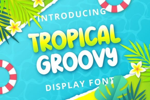 Tropical Groovy Font for Web Design