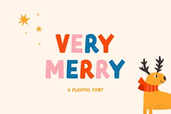 Very Merry Font for Creative Design