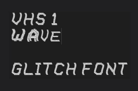 VHS Wave Font for Bold Visuals